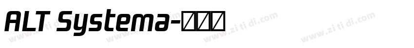 ALT Systema字体转换